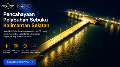 Menjawab Tantangan Pencahayaan di Pelabuhan Sebuku, Kalimantan Selatan