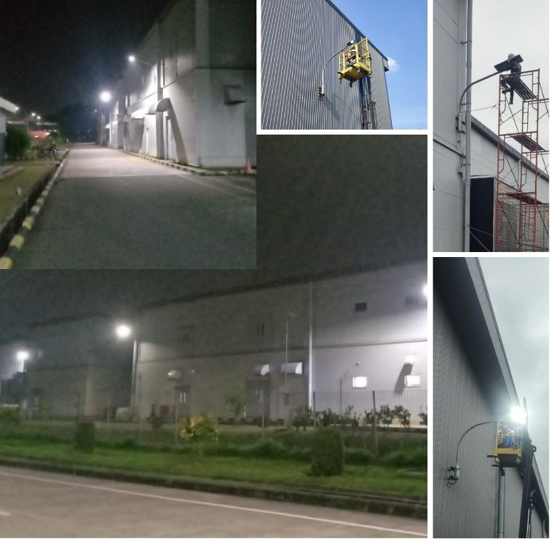 SOLAR STREET LIGHT ALL IN ONE PROJECT